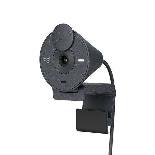 Webcam Logitech Brio 300 Full HD Graphite État correct Logitech reconditionné disponible sur Fnac
