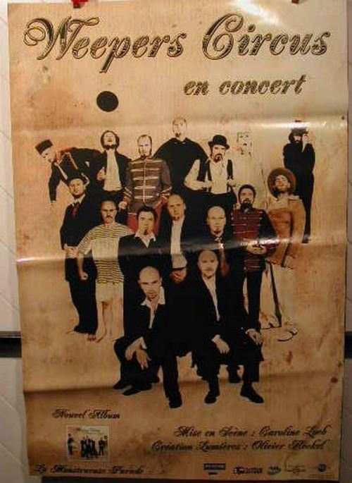 Weepers Circus - 70x100 cm - AFFICHE / POSTER État correct N/A reconditionné disponible sur Fnac