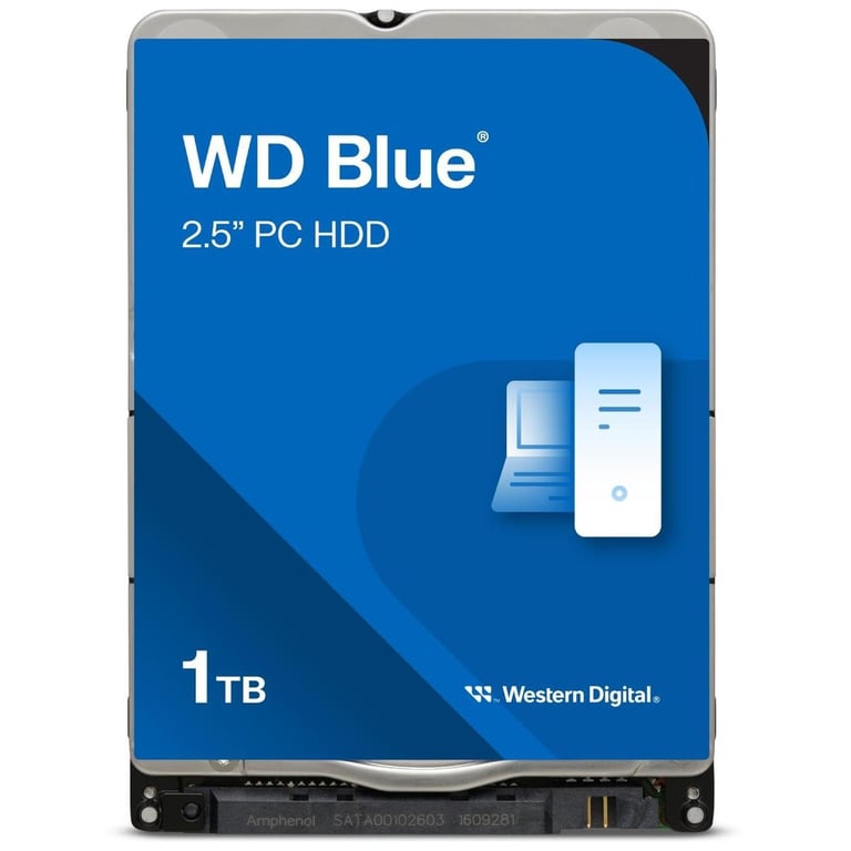 Western Digital Blue 2,5  1000 GB Serial ATA III - Excellent état Parfait état Western Digital reconditionné photo 3 | Dero