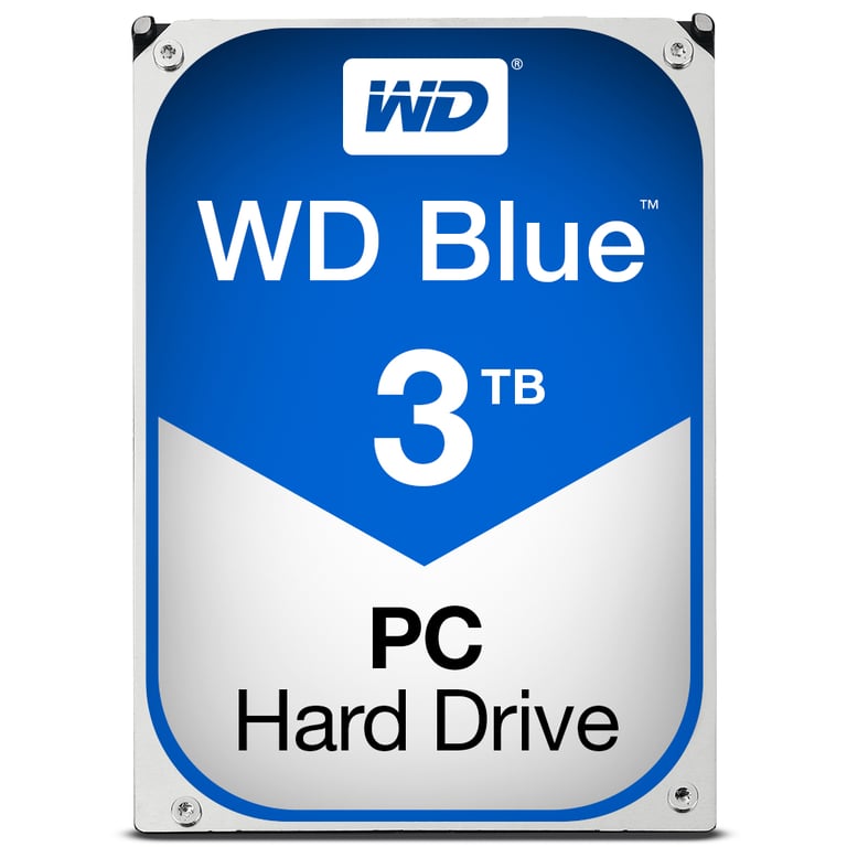 Western Digital Blue disque dur 3 To 5400 tr/min 64 Mo 3.5 Série ATA III - Excellent état Parfait état Western Digital reconditionné disponible sur Pixmania