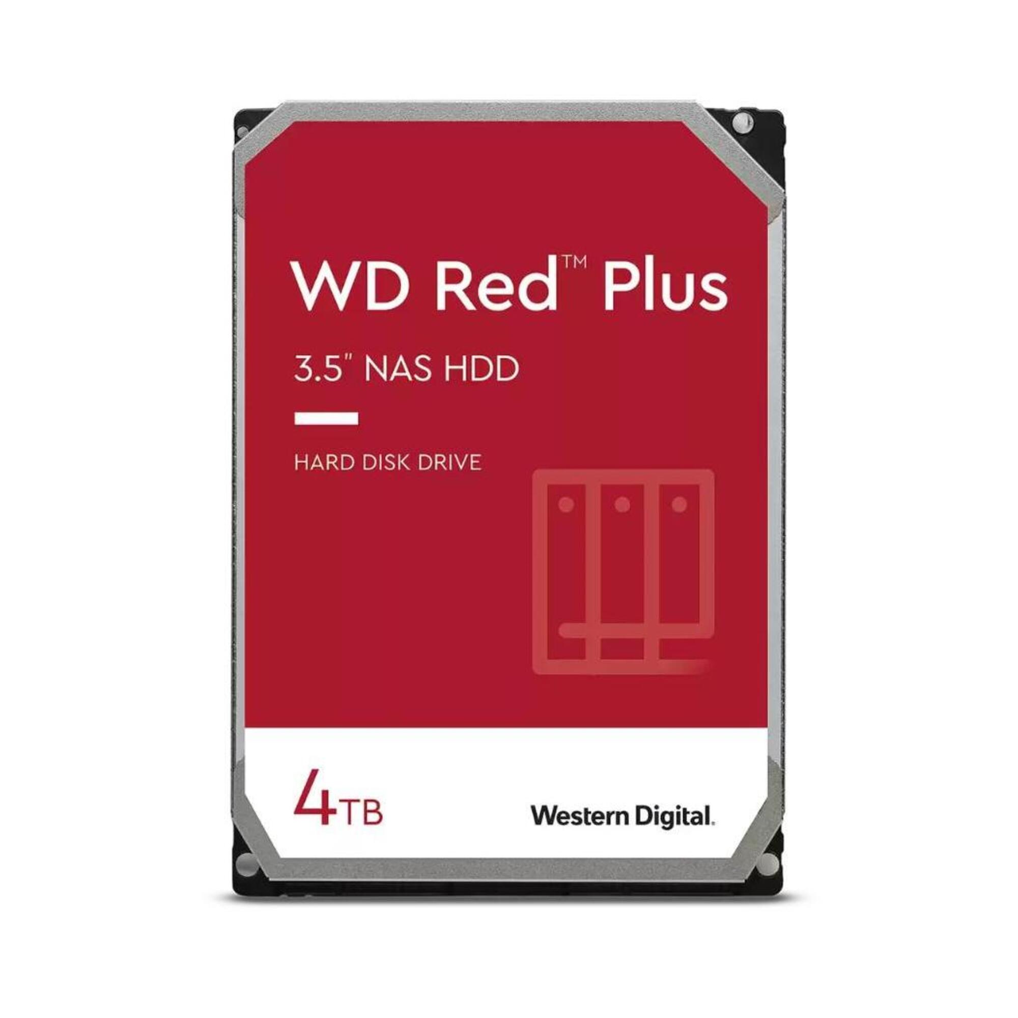 Western Digital Red Plus WD40EFPX disque dur 3.5 4000 Go Série ATA III - Excellent état Parfait état Western Digital reconditionné disponible sur Pixmania