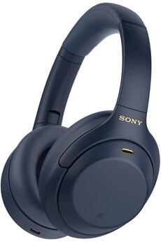WH-1000XM4 BLEU CASQUE HI-RES BLUETOOTH A REDUCTION DE BRUIT Bon état Sony reconditionné disponible sur Darty