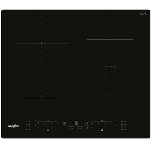 Whirlpool Filo WB B8360 NE - Table de cuisson à induction - 4 plaques de cuisson - Niche - largeur : 56 cm - profondeur : 48 cm - noir État correct Whirlpool reconditionné disponible sur Fnac