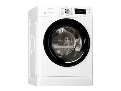 Whirlpool Fresh Care + FFB 8638 BV FR - Machine à laver - largeur : 59.5 cm - profondeur : 63 cm - hauteur : 84.5 cm - chargement frontal - 62 litres - 8 kg - 1600 tours/min - blanc État correct N/A reconditionné disponible sur Fnac