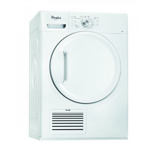Whirlpool HDLX 80310 - Sèche-linge - largeur : 59.6 cm - profondeur : 67.5 cm - hauteur : 84.5 cm - chargement frontal - blanc État correct Whirlpool reconditionné disponible sur Fnac