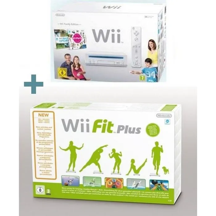 Acheter Wii FAMILY EDITION + Wii FIT PLUS Reconditionné - 189,90 € Wii FAMILY EDITION + Wii FIT PLUS Reconditionné reconditionné disponible sur Cdiscount Seconde Vie