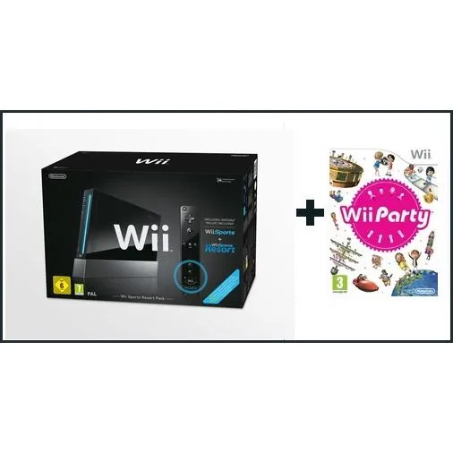 Wii NOIRE SPORTS RESORT + Wii PARTY Reconditionné - 115,00 € Wii NOIRE SPORTS RESORT + Wii PARTY Reconditionné reconditionné disponible sur Cdiscount Seconde Vie