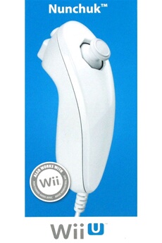WII U MANETTE NUNCHUCK BLANCHE Bon état Nintendo reconditionné disponible sur Darty