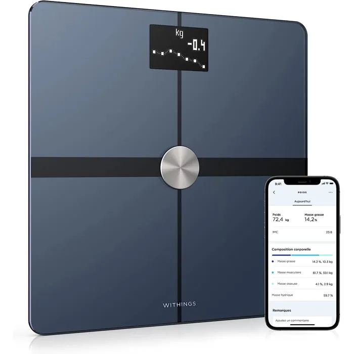 WITHINGS Body+ Reconditionné - Balance connectée WIFI pèse-personne Noir refurbished reconditionné disponible sur Cdiscount Seconde Vie