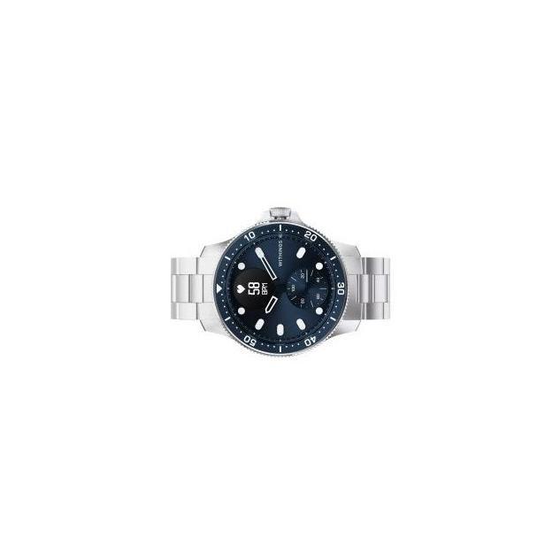 Withings ScanWatch Bluetooth 42 mm - Argent/Bleu Reconditionné Withings reconditionné disponible sur Backmarket