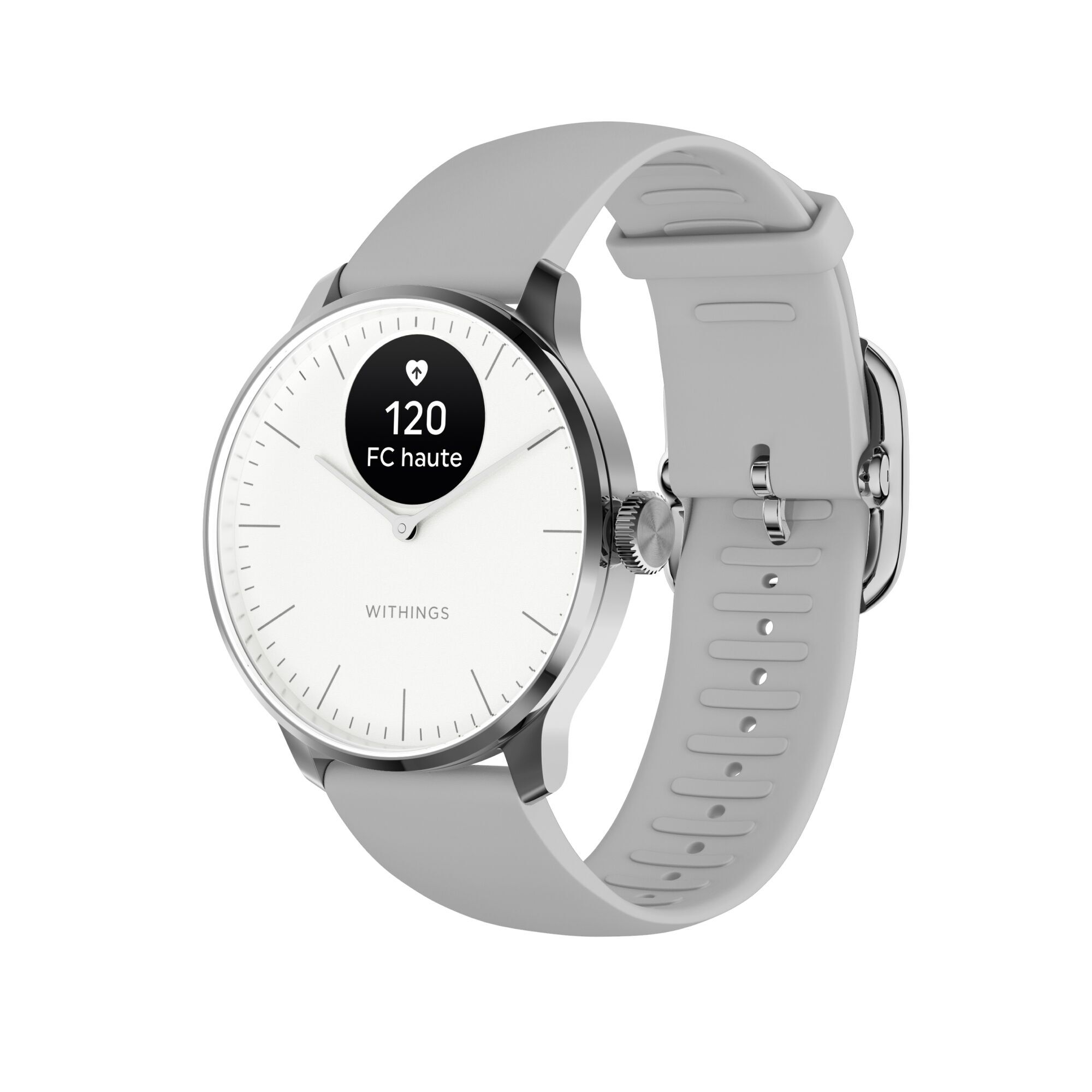 Withings ScanWatch Light 37 mm blanc Très bon état Withings reconditionné disponible sur Refurbed