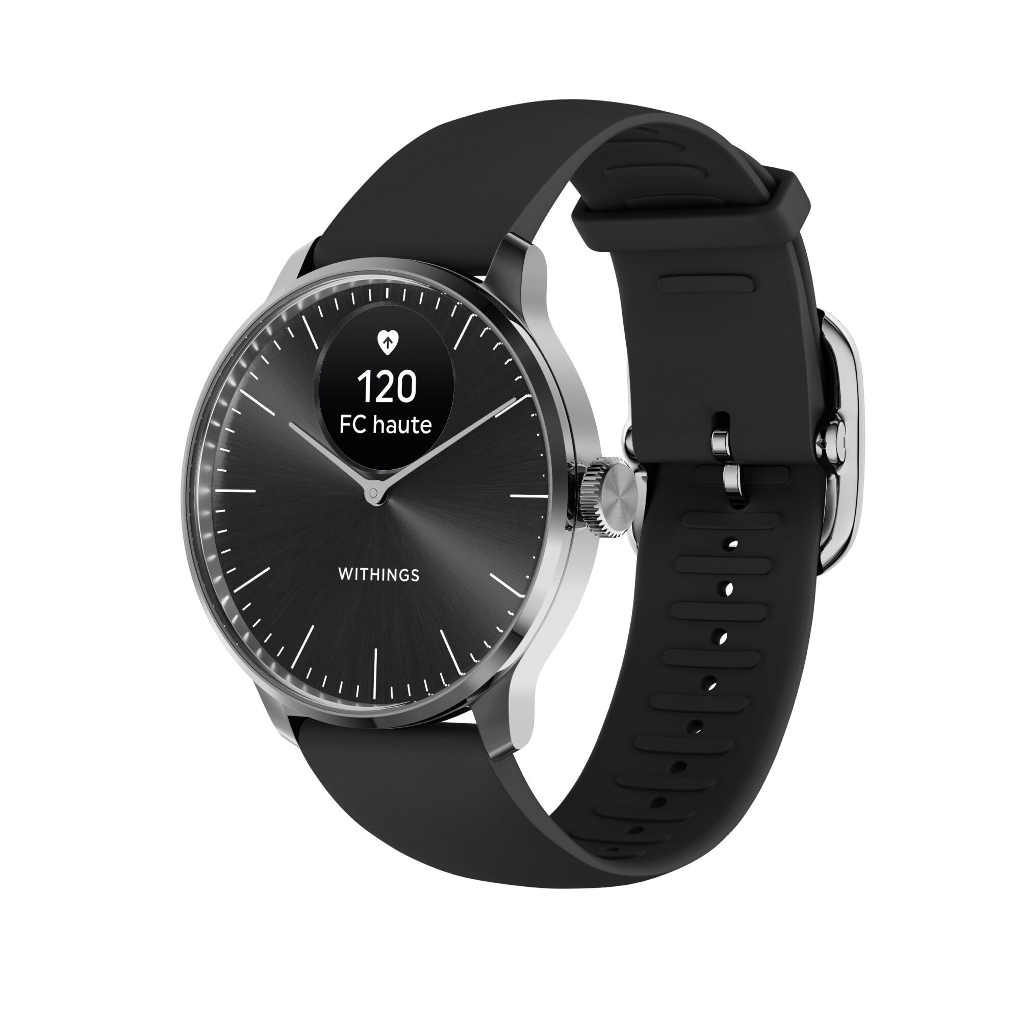 Withings ScanWatch Light 37 mm noir Très bon état Withings reconditionné disponible sur Refurbed