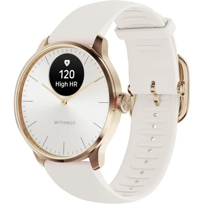 WITHINGS ScanWatch Light - Montre connectée santé cardiovasculaire 37mm Or Rose Reconditionné Withings reconditionné disponible sur Cdiscount Seconde Vie