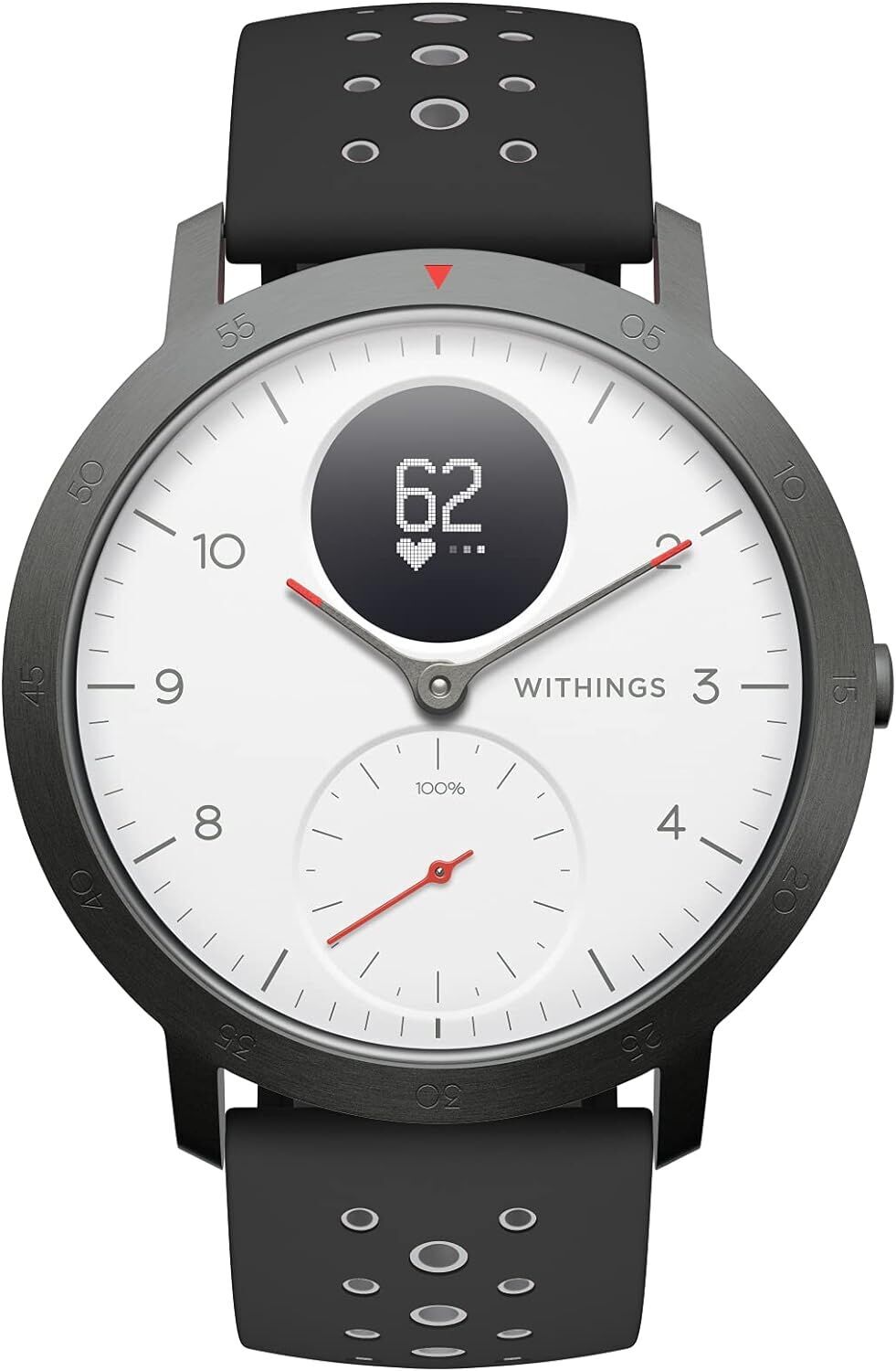 Withings Steel HR Sport 40 mm noir noir blanc Très bon état Withings reconditionné disponible sur Refurbed