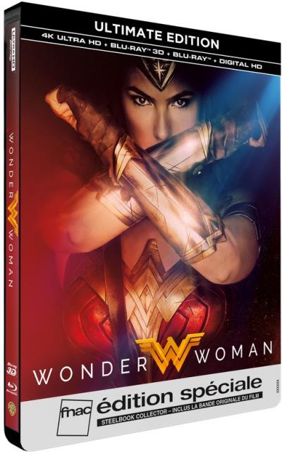 Wonder Woman Edition Spéciale Fnac SteelBook® Blu-ray 4K Ultra HD État correct reconditionné disponible sur Fnac