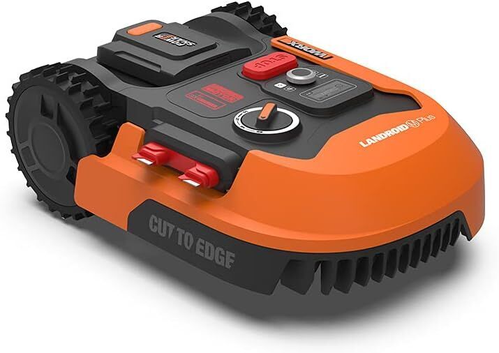 Worx Landroid M500 Plus WR165E robot tondeuse 500 m² orange/noire Bon état Worx reconditionné disponible sur Refurbed