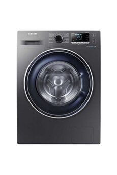 WW70J5556FX - Machine à laver - largeur : 60 cm - profondeur : 62.3 cm - hauteur : 85 cm - chargement frontal - 63 litres - 7 kg - 1400 tours/min Bon état Samsung reconditionné disponible sur Darty