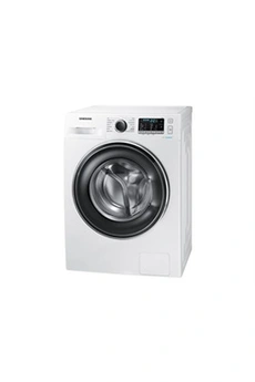 WW90J5355EW - Machine à laver - largeur : 60 cm - profondeur : 55 cm - hauteur : 85 cm - chargement frontal - 9 kg - 1200 tours/min - blanc Très bon état Samsung reconditionné disponible sur Darty