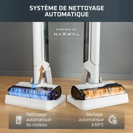 Voir photo 3 de X-Clean 10 Aspirateur laveur sans fil, Nettoyage et séchage automatique ROWENTA GZ7035WOR X-Clean 10 Aspirateur laveur sans fil, Nettoyage et séchage automatique ROWENTA GZ7035WOR Très bon état reconditionné photo 3