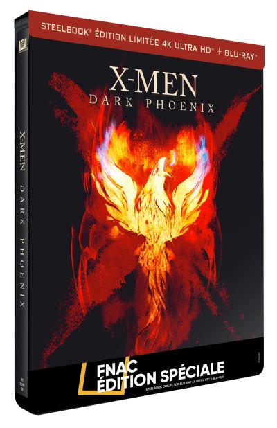 X-Men : Dark Phoenix SteelBook® Edition Spéciale Fnac Blu-ray 4K Ultra HD État correct - 76,08 € X-Men : Dark Phoenix SteelBook® Edition Spéciale Fnac Blu-ray 4K Ultra HD État correct reconditionné disponible sur Fnac