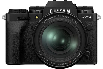 X-T4 + XF16-80 Noir État correct Fujifilm reconditionné disponible sur Darty
