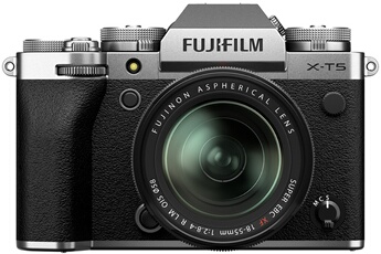 X-T5 SILVER + XF 18-55MM F/2.8-4 R LM OIS Bon état Fujifilm reconditionné disponible sur Darty
