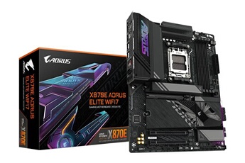X870E AORUS ELITE WIFI7 ATX Socket AM5 Chipset AMD X870E Très bon état Gigabyte reconditionné disponible sur Darty