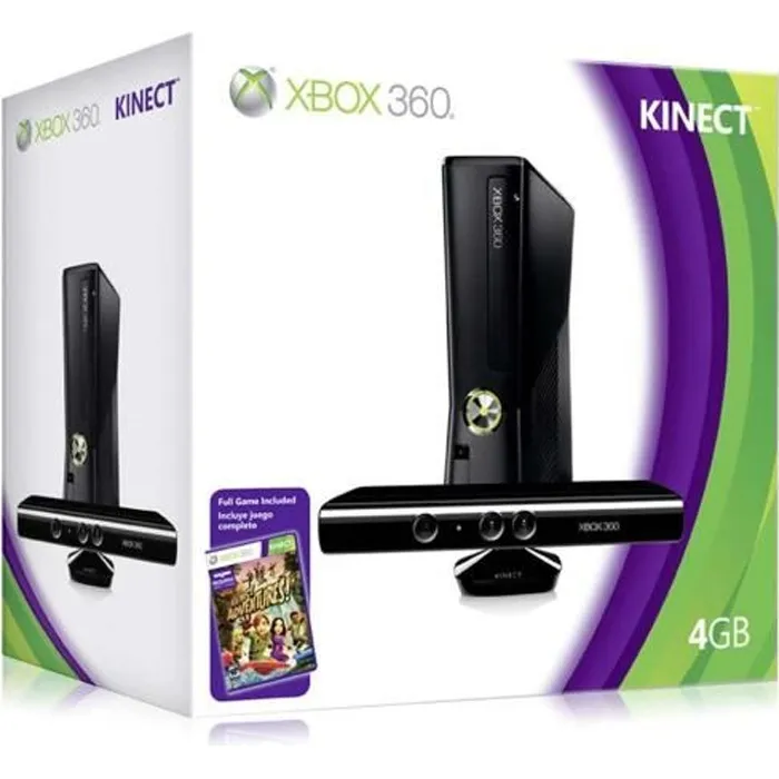 XBOX 360 4 Go + KINECT + KINECT ADVENTURES Reconditionné - 179,00 € XBOX 360 4 Go + KINECT + KINECT ADVENTURES Reconditionné Microsoft reconditionné disponible sur Cdiscount Seconde Vie