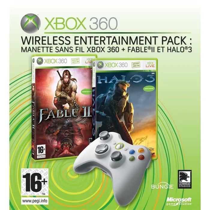 XBOX 360 WIRELESS ENTERTAINMENT PACK Reconditionné Microsoft reconditionné disponible sur Cdiscount Seconde Vie
