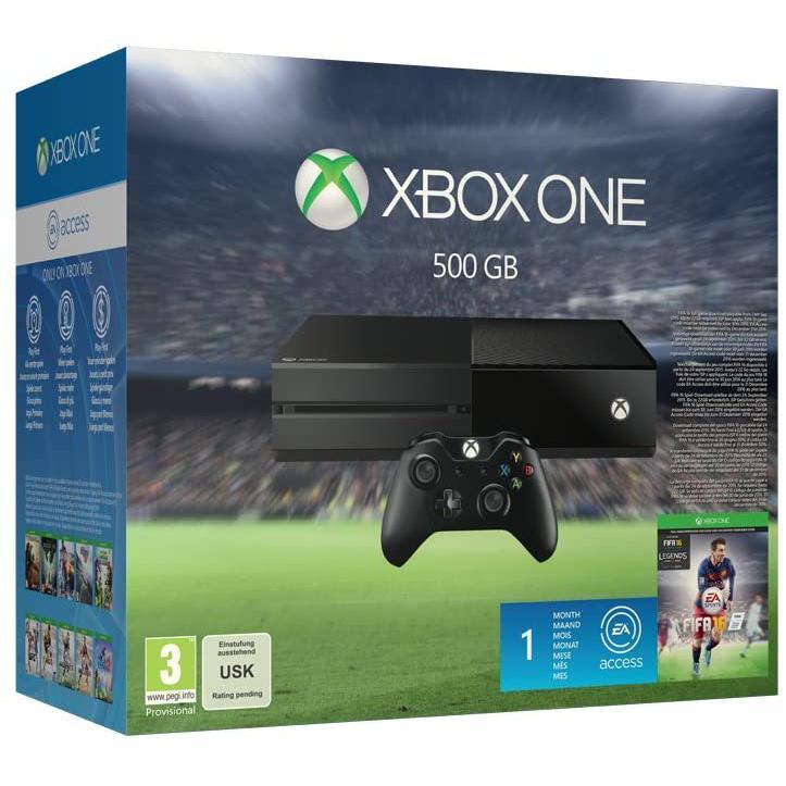 Xbox One 500GB - Noir + FIFA 16 Reconditionné - 243,51 € Xbox One 500GB - Noir + FIFA 16 Reconditionné Microsoft reconditionné disponible sur Backmarket