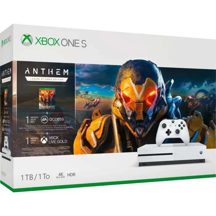 Xbox One S 1 To Anthem refurbished reconditionné disponible sur Cdiscount Seconde Vie
