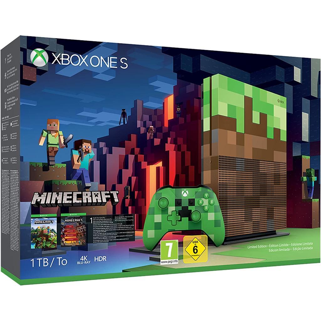 Xbox One S 1000GB - Marron - Edition limitée Minecraft + Minecraft Reconditionné - 369,00 € Xbox One S 1000GB - Marron - Edition limitée Minecraft + Minecraft Reconditionné Microsoft reconditionné disponible sur Backmarket | Dero