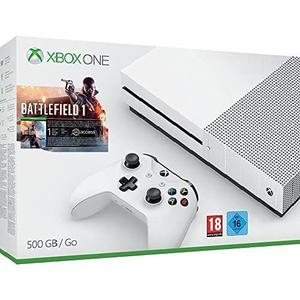 Xbox One S 500GB - Blanc + Battlefield 1 État correct - 299,00 € Xbox One S 500GB - Blanc + Battlefield 1 État correct Microsoft reconditionné disponible sur Backmarket