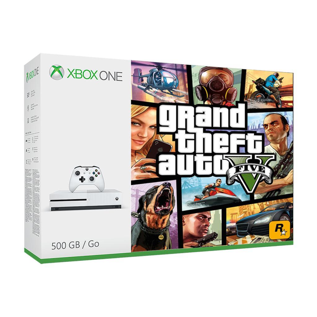 Acheter Xbox One S 500GB - Blanc + Grand Theft Auto V Reconditionné - 199,00 € Xbox One S 500GB - Blanc + Grand Theft Auto V Reconditionné Microsoft reconditionné disponible sur Backmarket