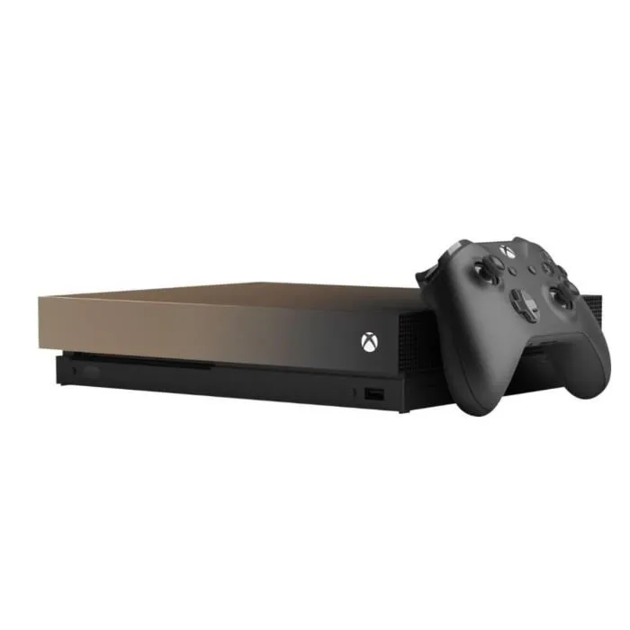 Xbox One X 1 To Edition Gold Rush - Reconditionné - Excellent état Reconditionné - 445,58 € Xbox One X 1 To Edition Gold Rush - Reconditionné - Excellent état Reconditionné Microsoft reconditionné disponible sur Cdiscount Seconde Vie | Dero
