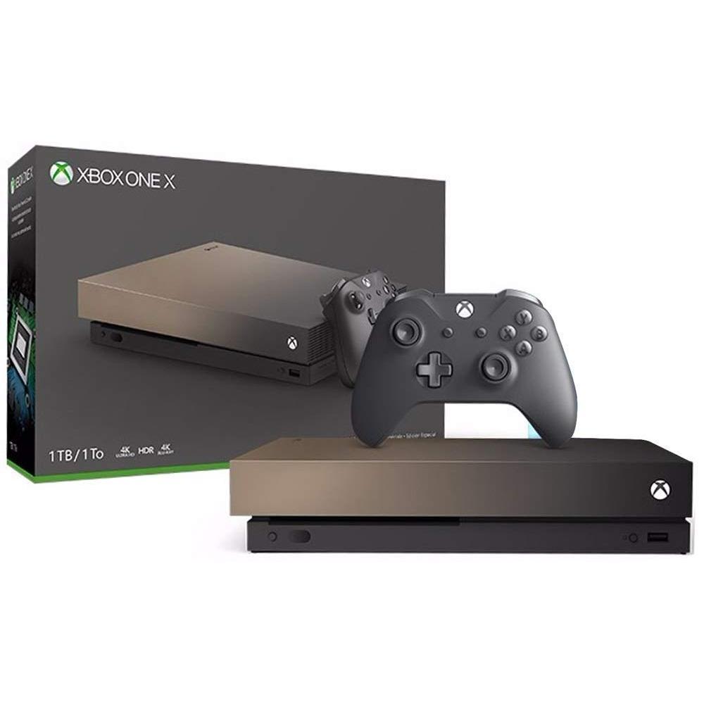 Acheter Xbox One X 1000GB - Marron - Edition limitée Gold Rush Special Reconditionné - 379,00 € Xbox One X 1000GB - Marron - Edition limitée Gold Rush Special Reconditionné Microsoft reconditionné disponible sur Backmarket