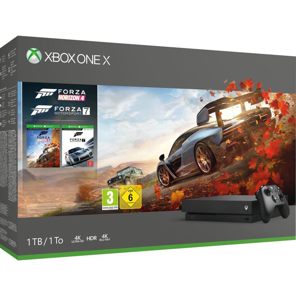 Xbox One X 1000GB - Noir + Forza Horizon 4 + Forza Motorsport 7 Reconditionné - 359,00 € Xbox One X 1000GB - Noir + Forza Horizon 4 + Forza Motorsport 7 Reconditionné Microsoft reconditionné disponible sur Backmarket | Dero