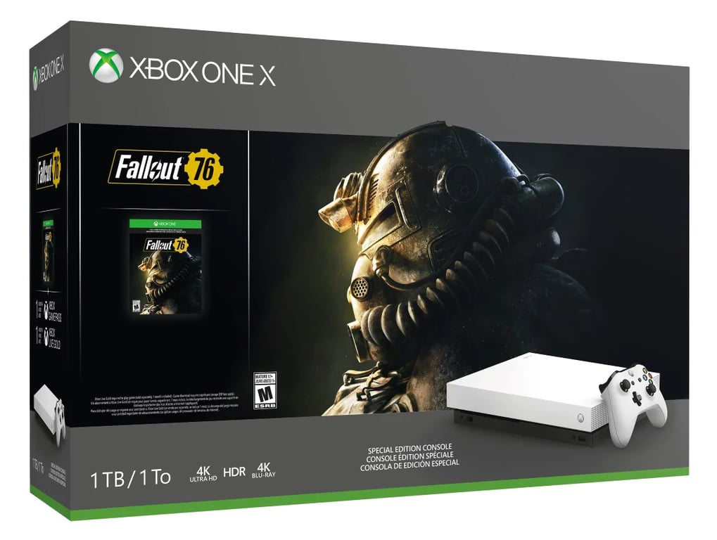 Xbox One X Fallout 76 Ed.Lim. Robot White Fallout 76 - Excellent état Parfait état Microsoft reconditionné photo 2 | Dero