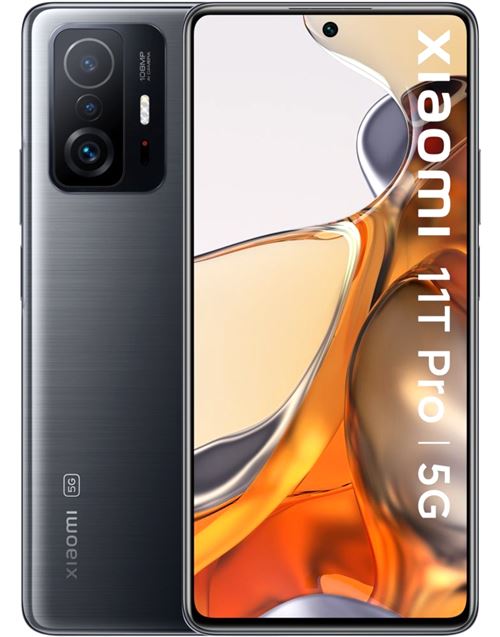 Xiaomi 11T Pro - 5G smartphone - double SIM - RAM 8 Go / Mémoire interne 128 Go - écran OLED - 6.67" - 2400 x 1080 pixels (120 Hz) - 3 x caméras arrière 108 MP, 8 MP, 5 MP - front camera 16 MP - gris météorite État correct Xiaomi reconditionné disponible sur Fnac | Dero