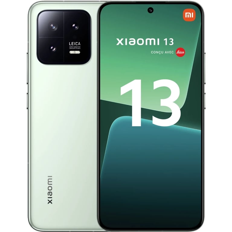 Xiaomi 13 (5G) 256 Go, Vert, débloqué - Très bon état Très bon état Xiaomi reconditionné disponible sur Pixmania