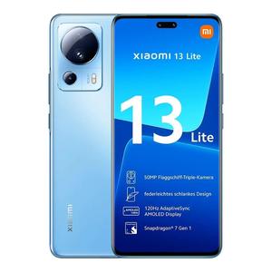 Xiaomi 13 Lite 128 Go - Bleu - Débloqué État correct - 152,00 € Xiaomi 13 Lite 128 Go - Bleu - Débloqué État correct Xiaomi reconditionné disponible sur Backmarket