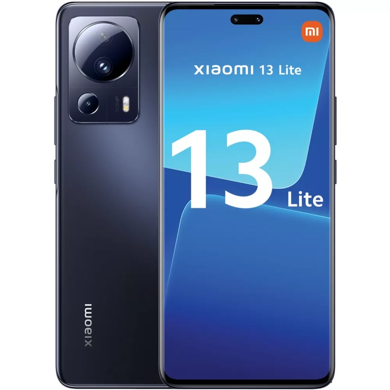 Xiaomi 13 Lite (5G) 128 Go, Noir, débloqué - Bon état Bon état Xiaomi reconditionné disponible sur Pixmania