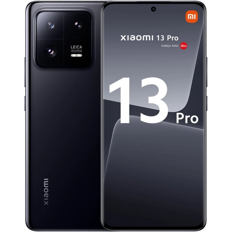 Xiaomi 13 Pro (5G) 256 Go, Noir, débloqué - Excellent état Parfait état reconditionné disponible sur Pixmania