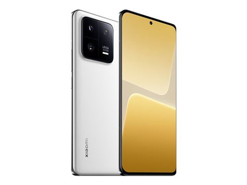 Xiaomi 13 Pro - 5G smartphone - double SIM - RAM 12 Go / Mémoire interne 256 Go - écran OLED - 6.73" - 3200 x 1440 pixels (120 Hz) - 3 x caméras arrière 50 MP, 50 MP, 50 MP - front camera 32 MP - blanc céramique État correct Xiaomi reconditionné disponible sur Fnac