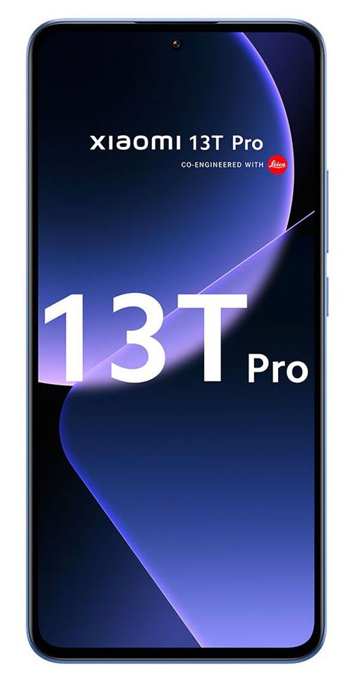 Xiaomi 13T Pro - 5G smartphone - double SIM - RAM 12 Go / Mémoire interne 512 Go - écran OLED - 6.67" - 2712 x 1220 pixels (144 Hz) - 3 x caméras arrière 50 MP, 50 MP, 12 MP - front camera 20 MP - alpine blue État correct Xiaomi reconditionné disponible sur Fnac