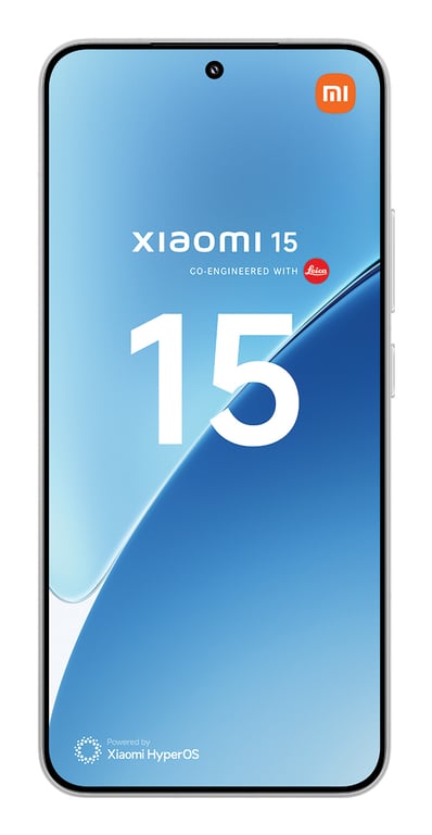 Xiaomi 15 (5G) 256 Go, Blanc - Excellent état Parfait état Xiaomi reconditionné disponible sur Pixmania