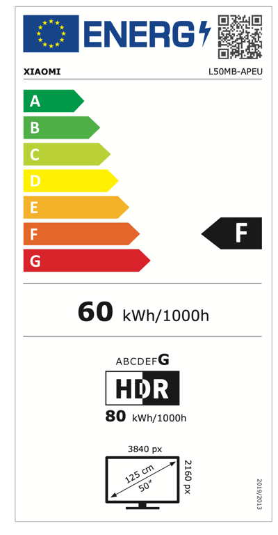 Xiaomi ELA6088EU TV 127 cm (50 ) 4K Ultra HD Smart TV Wifi Gris - Excellent état Parfait état Xiaomi reconditionné photo 3 | Dero