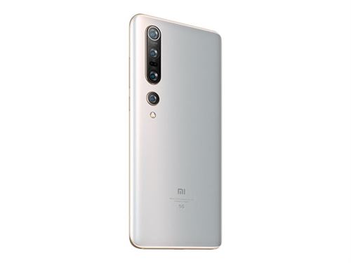 Xiaomi MI 10 Pro - 5G smartphone - RAM 8 Go / Mémoire interne 256 Go - écran OEL - 6.67"" - 2340 x 1080 pixels (90 Hz) - 4x caméras arrière 108 MP, 20 MP, 12 MP, 8 MP - front camera 20 MP - blanc alpin État correct N/A reconditionné disponible sur Fnac