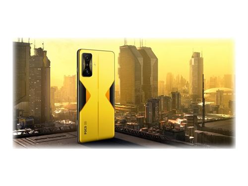 Xiaomi POCO F4 GT - 5G smartphone - double SIM - RAM 8 Go / Mémoire interne 128 Go - écran OLED - 6.67" - 2400 x 1080 pixels (120 Hz) - 3 x caméras arrière 64 MP, 8 MP, 2 MP - front camera 20 MP - jaune cyber État correct N/A reconditionné disponible sur Fnac