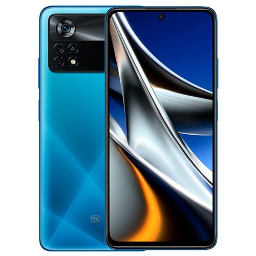 Xiaomi POCO X4 Pro 5G - 5G smartphone - double SIM - RAM 6 Go / Mémoire interne 128 Go - microSD slot - écran OLED - 6.67" - 2400 x 1080 pixels (120 Hz) - 3 x caméras arrière 108 MP, 8 MP, 2 MP - front camera 16 MP - bleu laser État correct - 205,38 € Xiaomi POCO X4 Pro 5G - 5G smartphone - double SIM - RAM 6 Go / Mémoire interne 128 Go - microSD slot - écran OLED - 6.67" - 2400 x 1080 pixels (120 Hz) - 3 x caméras arrière 108 MP, 8 MP, 2 MP - front camera 16 MP - bleu laser État correct N/A reconditionné disponible sur Fnac | Dero